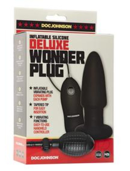 Deluxe Wonder Plug Inflatable Vibr Deluxe Wonder Plug Inflatable Vibr