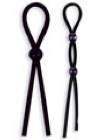 Silicone Cock Tie and C/b Tie Black