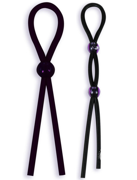 Silicone Cock Tie and C/b Tie Black