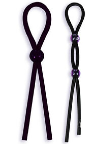 Silicone Cock Tie and C/b Tie Black