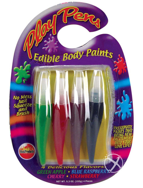 Play Pen Edible Body Paint Brushes