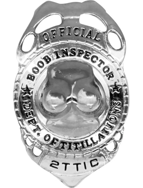 Boob Inspector Badge