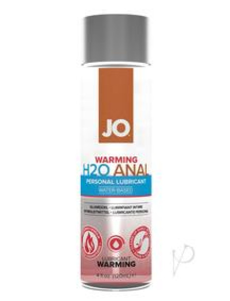 Jo Anal H2o Lube Warming 4oz