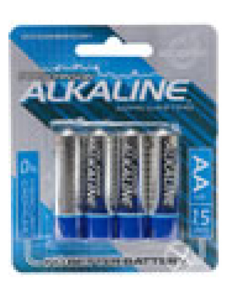 Dj Alkaline Batteries Aa 4pk