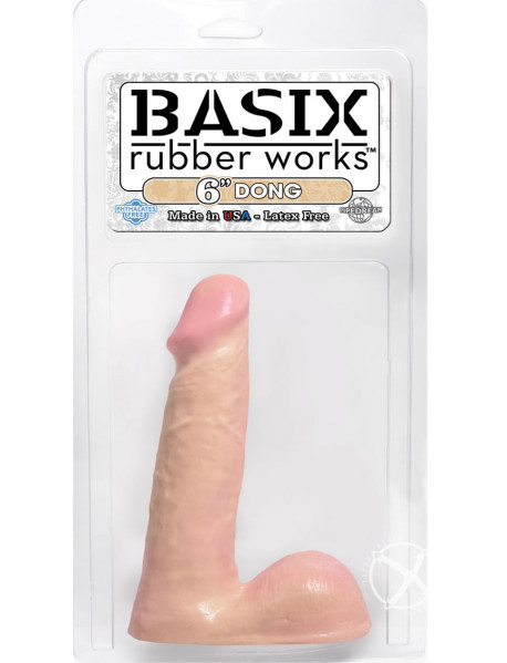 Basix 6 Dong W/balls Flesh
