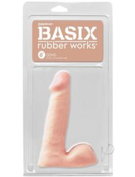 Basix 6 Dong W/balls Flesh