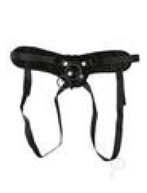 Vibrating Corsette Harness Black