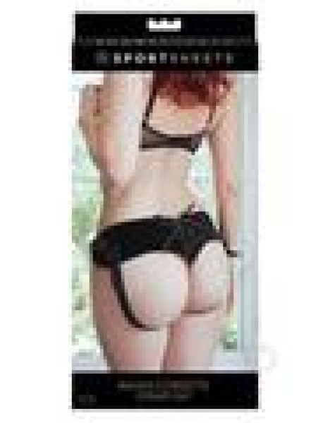 Vibrating Corsette Harness Black