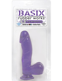 Basix 6.5 Dong W/suction Purple