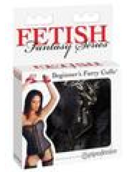 Ff Beginner Furry Cuffs Black