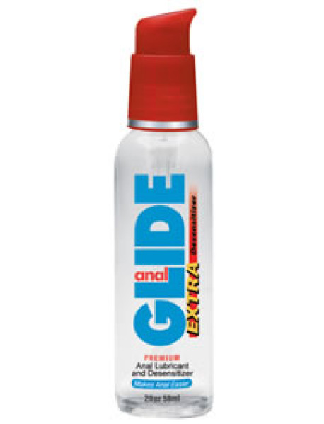 Anal Glide Extra - Water Based 2oz Anal Glide Extra - Water Based 2oz