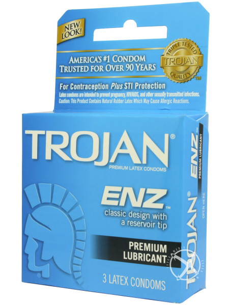 Trojan Enz Lubricated 3`s Trojan Enz Lubricated 3`s
