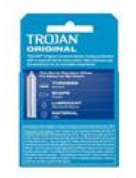 Trojan Original Lubricated 3`s Trojan Original Lubricated 3`s