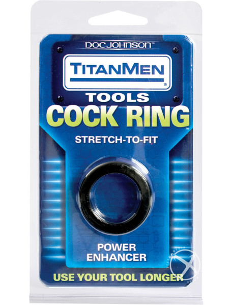Titanmen Cock Ring Black