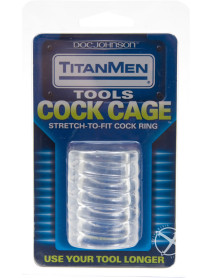 Titanmen Cock Cage Clear