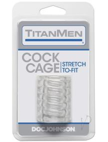 Titanmen Cock Cage Clear