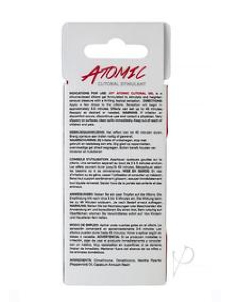 Jo Atomic Clitoral Gel Warming 10ml
