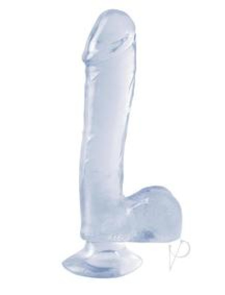 Basix 7.5 Dong Thick W/suction Clear