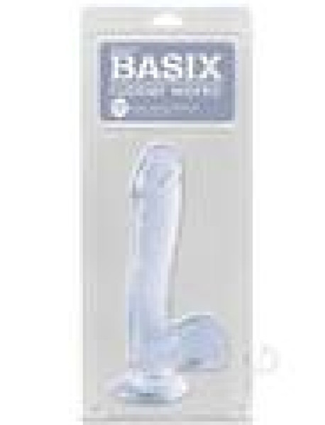 Basix 7.5 Dong Thick W/suction Clear