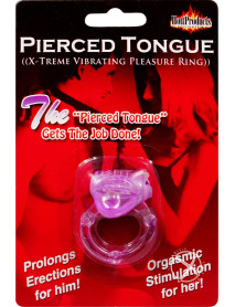 Pierced Tongue Purple