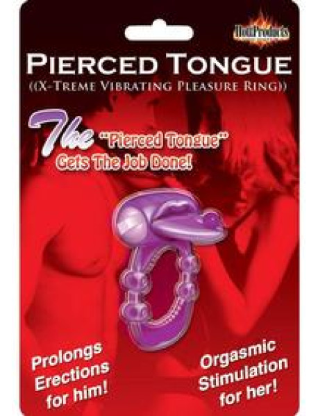 Pierced Tongue Purple