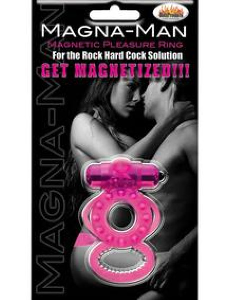 Magna Man Magnetic Ring - Magenta