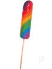 Rainbow Jumbo Cock Pops 6/disp