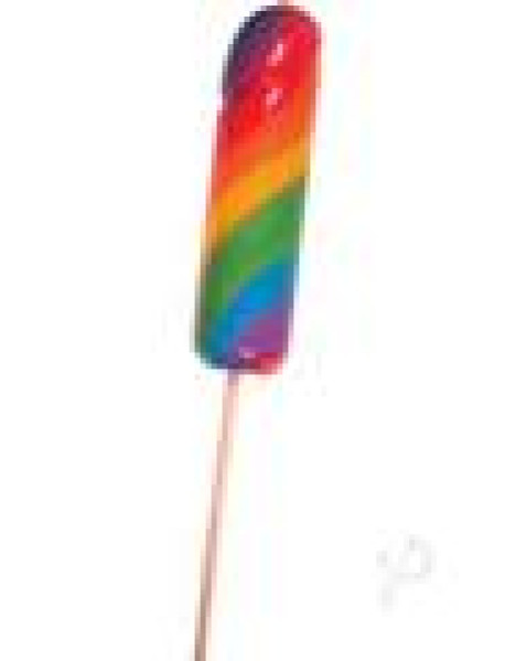 Rainbow Jumbo Cock Pops 6/disp