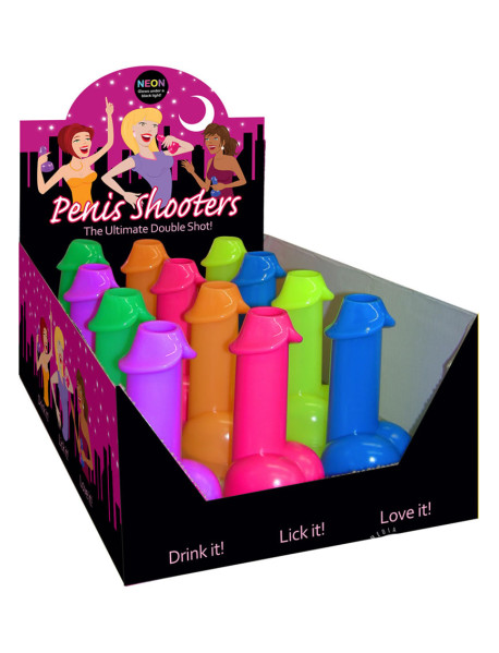 Neon Penis Shooters 12/display