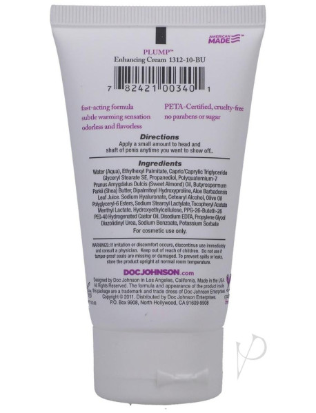 Plump Enhancement Cream Men - 2oz Bulk