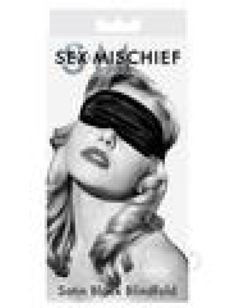 Sandm Satin Blindfold  black