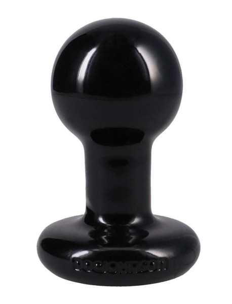 Classic Round Butt Plug Sm Black
