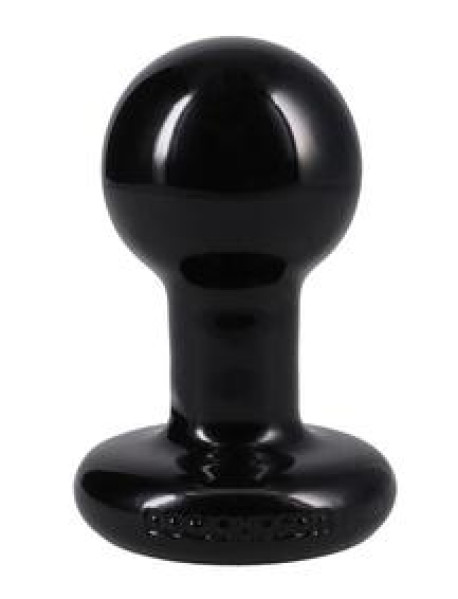 Classic Round Butt Plug Sm Black