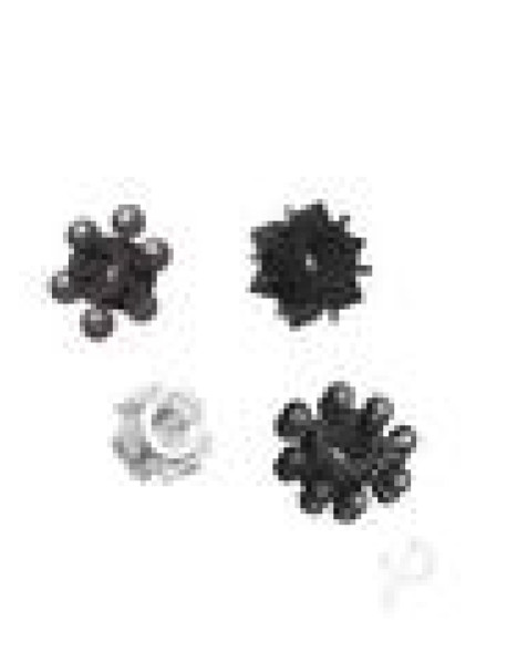 Pleasure Stars Blk/clr/assort Cockrings