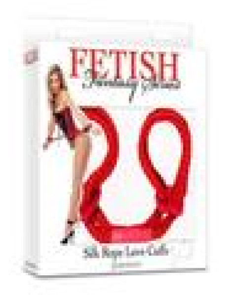 Ff Silk Rope Love Cuffs Red