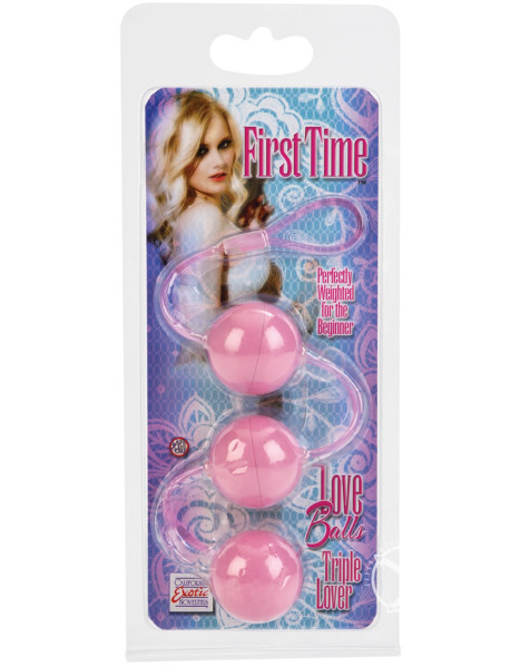 First Time Love Balls Triple Lover Pink