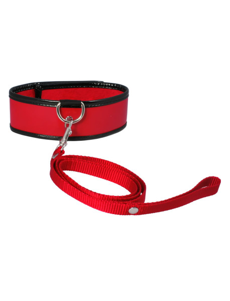 Sandm Red Leash and Collar