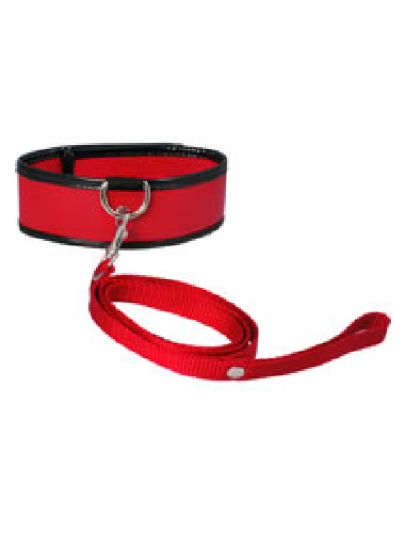 Sandm Red Leash and Collar
