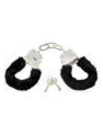 Sandm Furry Handcuffs Black