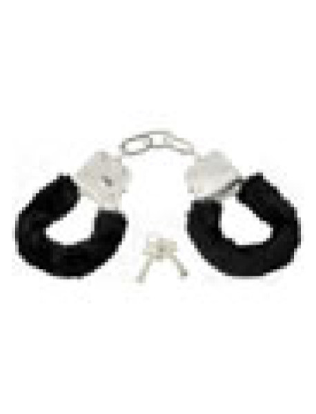 Sandm Furry Handcuffs Black Sandm Furry Handcuffs Black