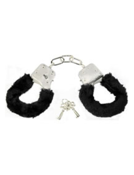 Sandm Furry Handcuffs Black Sandm Furry Handcuffs Black
