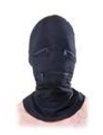 Ff Blk Zipper Face Hood(disc)