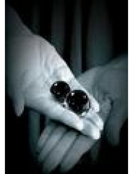 Ffle Glass Ben Wa Balls Medium Black Ffle Glass Ben Wa Balls Medium Black