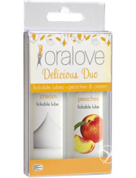 Oralove Delicious Duo Peaches/cream Set Oralove Delicious Duo Peaches/cream Set