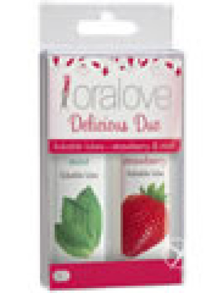 Oralove Delicious Duo Strawbery/mint Set Oralove Delicious Duo Strawbery/mint Set