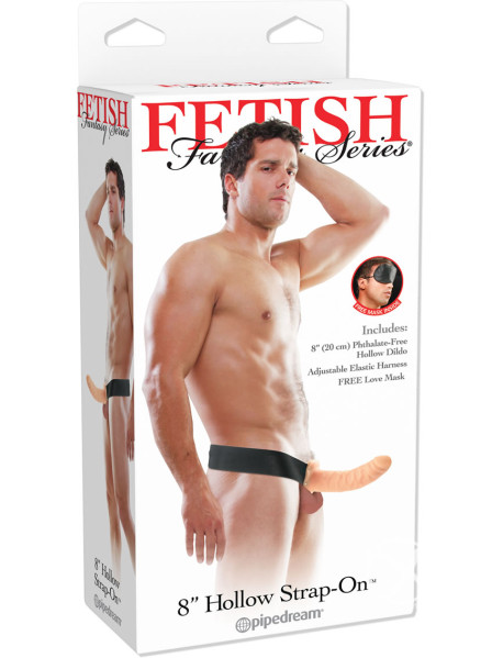 Ff Hollow Strap On 8` Flesh
