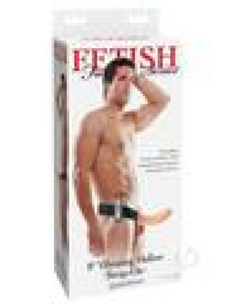 Ff Vibe Hollow Strap On 8 Flesh Ff Vibe Hollow Strap On 8 Flesh