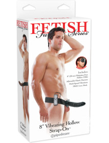 Ff Vibe Hollow Strap On 8 Black