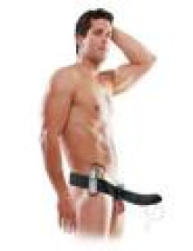 Ff Vibe Hollow Strap On 8 Black