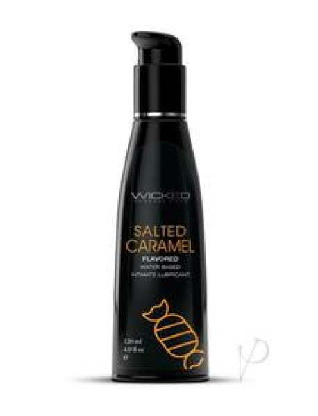 Wicked Aqua Salted Caramel Lube 4oz Wicked Aqua Salted Caramel Lube 4oz